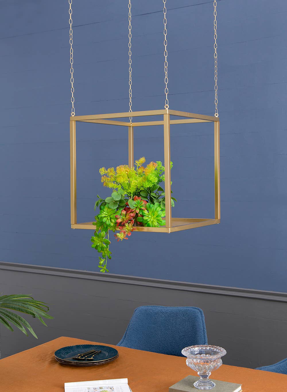 A&B Home Group Inc. - Wholesale Display Shelf - 19.5x19.5x19.5" Iron Geometric Hanging Plant Stand5