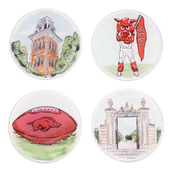 Arkansas Coaster Set/4 for wholesale by Glory Haus