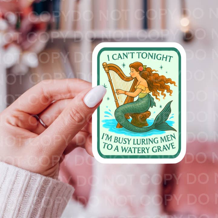 Ace the Pitmatian Co - Wholesale Sticker - Feminism Siren Retro Sticker0