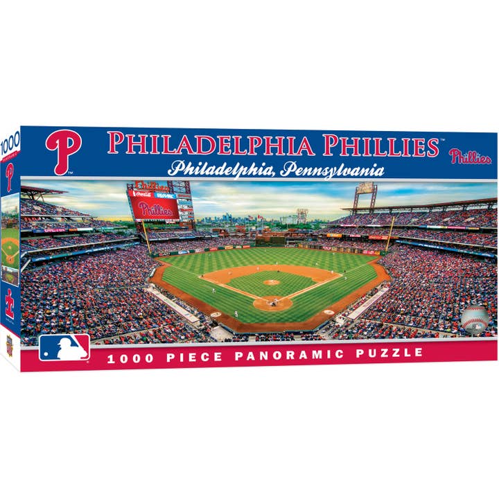 Masterpieces Puzzles - Wholesale Puzzle - Adult - Philadelphia Phillies - 1000 Piece Panoramic Puzzle