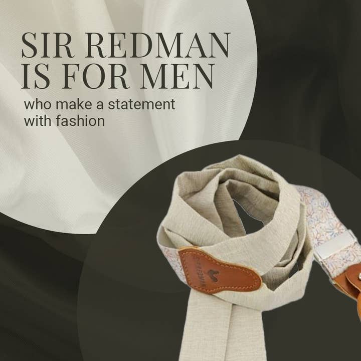 Sir Redman - Wholesale Suspenders - Men's - Sir Redman Braces Y-Model - Sand color4
