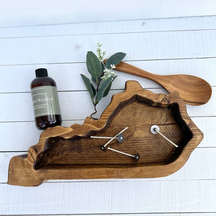 Wood Bowl Candle Supply - Wholesale Candle Holder - ALL State AND Country Safe Candle Ready Rustic Wood Bowls1