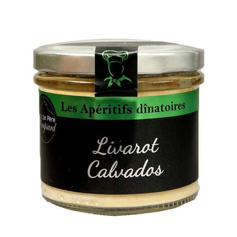 Produits-Normandie - Wholesale Preserves - Livarot and Calvados spread 100g - Le Père Roupsard0