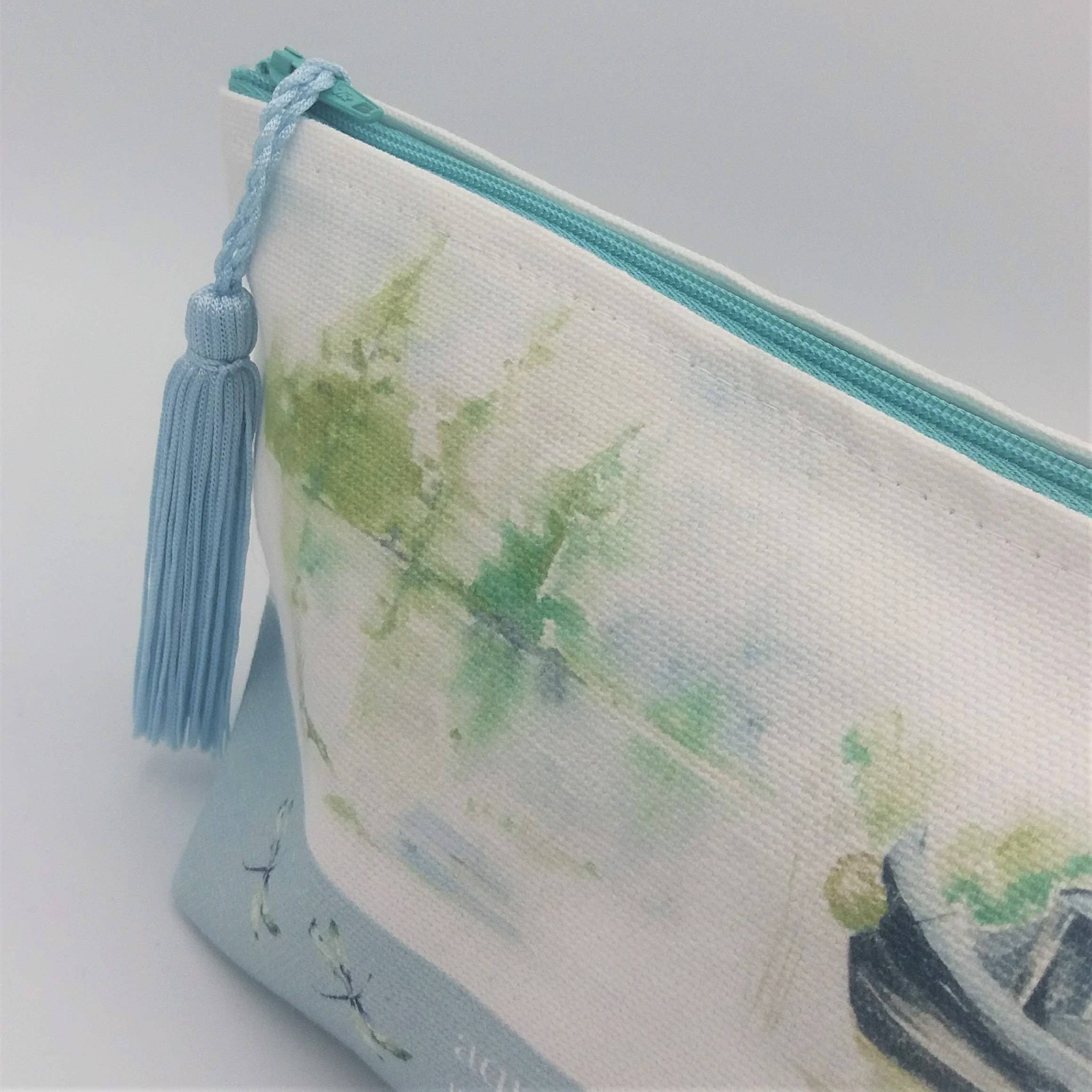 Aqua by Design - Wholesale Makeup/Cosmetic Bag - Cosmetic Bag, Canal Boats & English Countryside design5