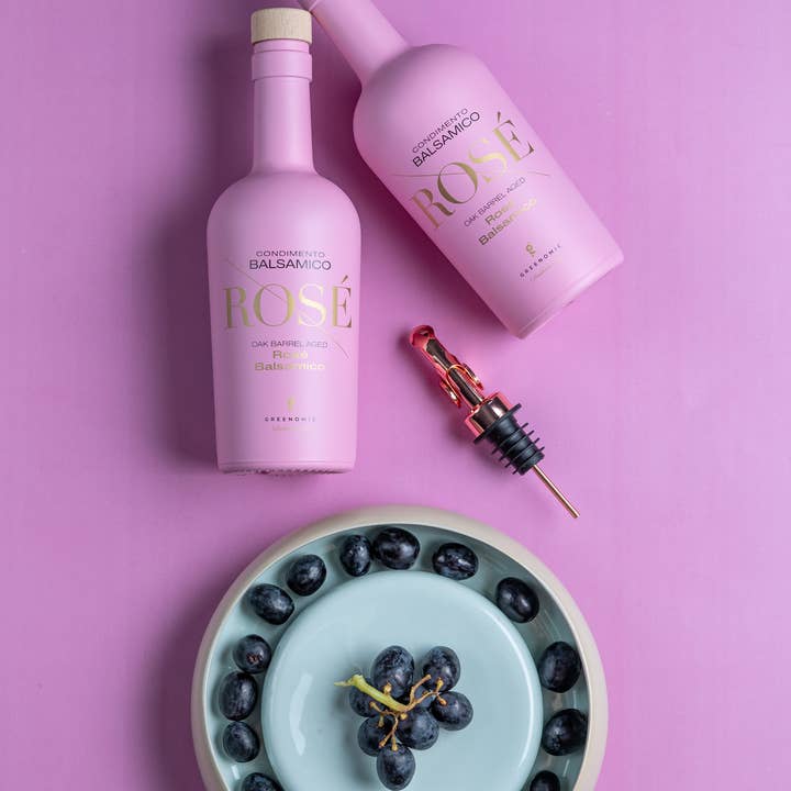 Greenomic Delikatessen GmbH Co. KG – Engroshandel Eddike – KERAMISK DESIGN ROSÉ BALSAMICO KONDIMENT 375ML