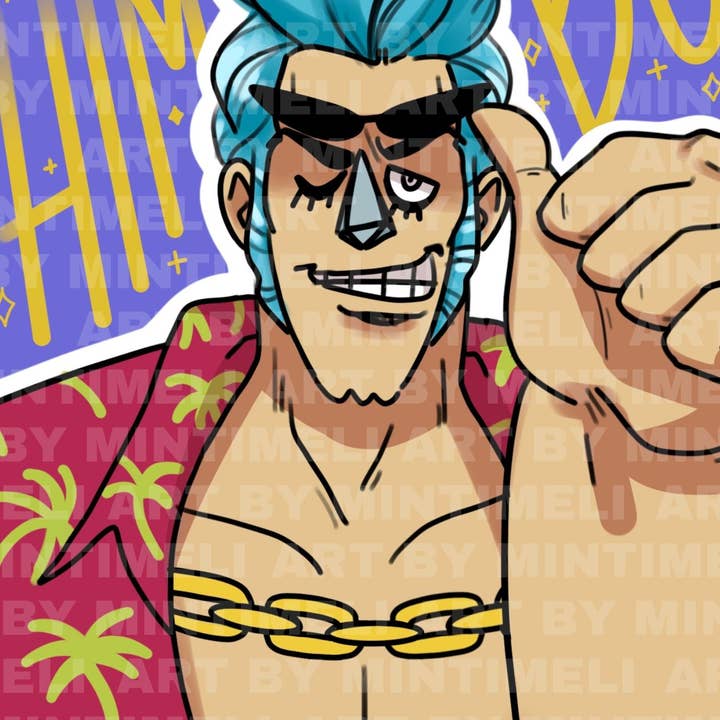 Himbo Cyborg - Kunstdruk voor wholesale door Mintimeli