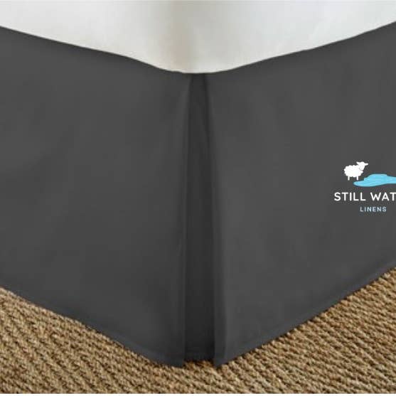 Still Water Linens - Wholesale Bedskirt - Pleated Solid Bed Skirt
2