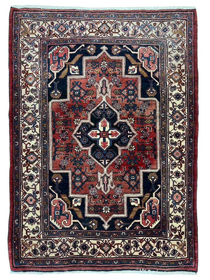 Bidjar Persian Vintage Hand Knotted Wool Rug - 150 x 105 cm for wholesale by Imaco Rugs