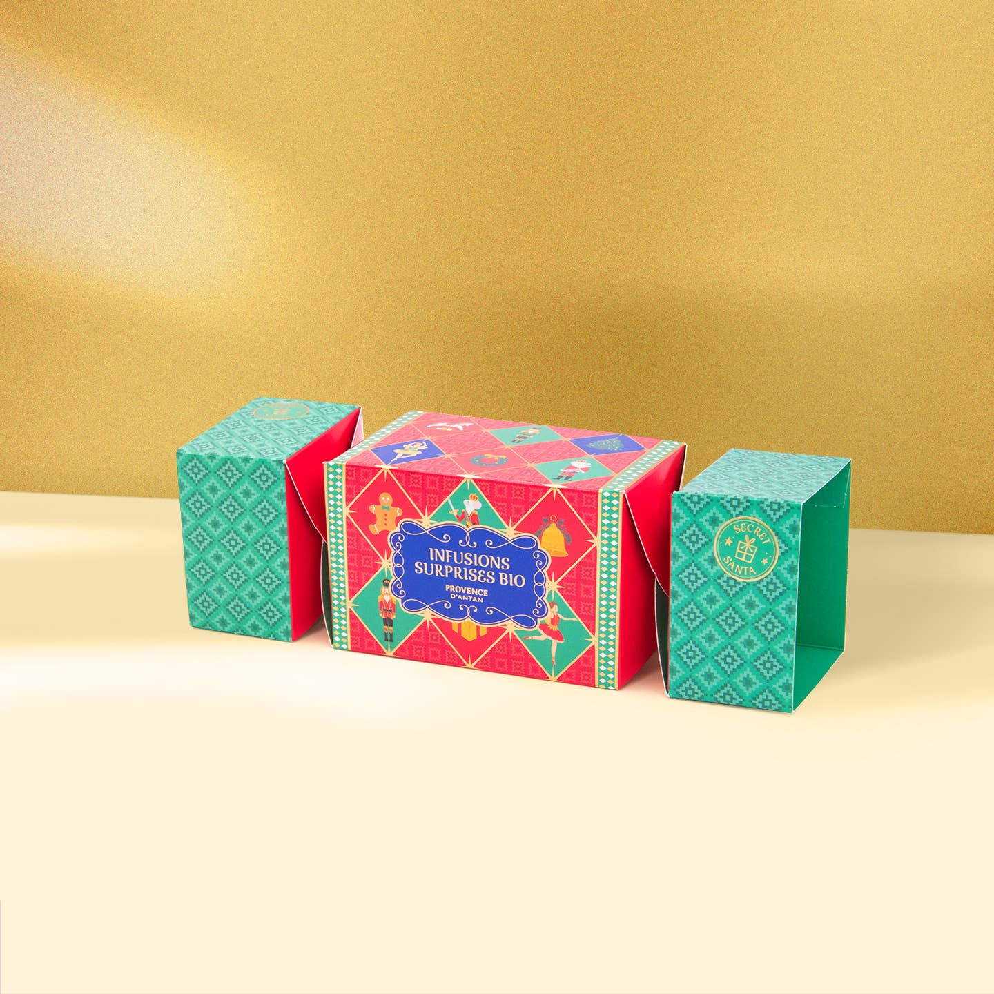 PROVENCE D'ANTAN - Wholesale Gezondheid/Detox thee - Cracker Infusion verrassing Kerst Bio* – 5 zakjes1