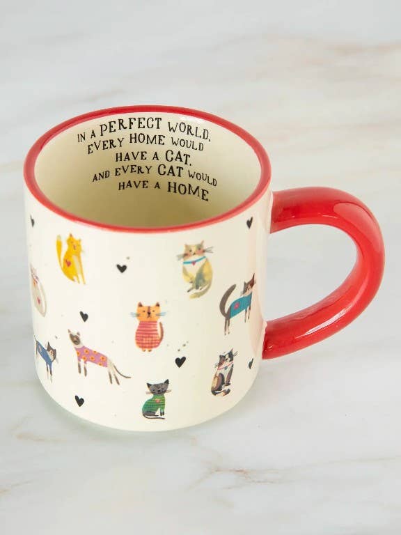 Bungalow Mug Every Cat Has A Home for wholesale by Care & Share Giftware