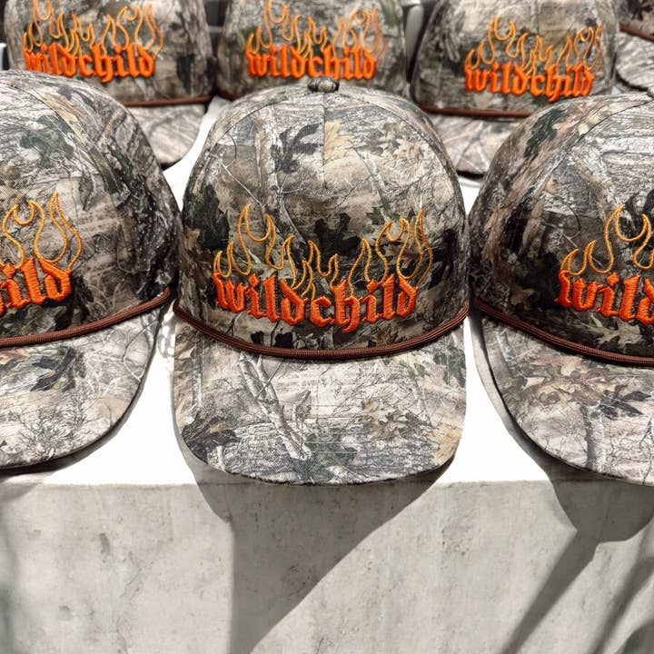 Wild Child Camo Hydro Hat for wholesale by GREEDY BABY