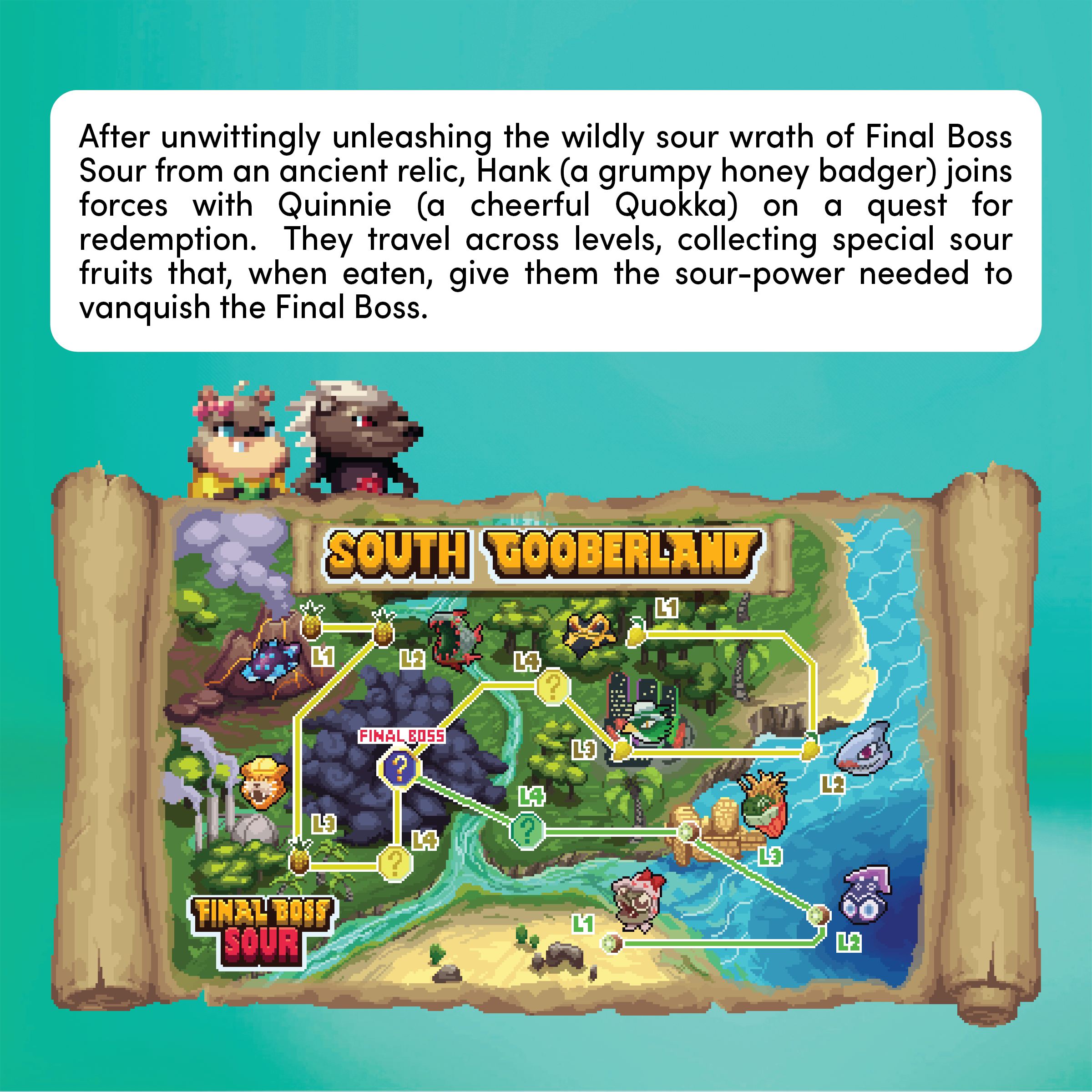 Final Boss Sour - Wholesale Gummy - VIP Tropical Sampler (18 pack) 3