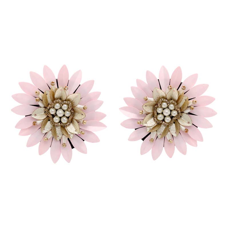 ACUS - Vente Clous d'oreille - Boucles d'oreilles Nelumbo Rose0