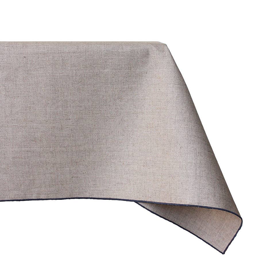 Giardino Segreto - Wholesale Tablecloth - 100% linen tablecloth, stain-resistant, RESINATED1