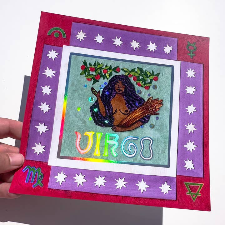 Impressão do Zodíaco - Virgem por atacado de Guided Hand Studio