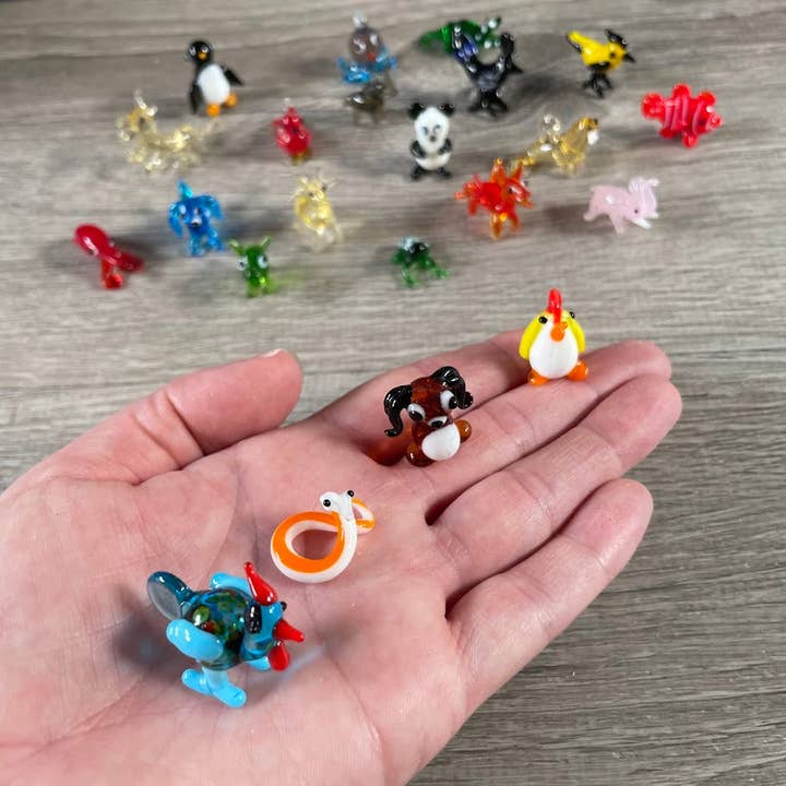 Small Glass Animal Figurines – Perfect for Gift Shops for wholesale by Keystone Crystals