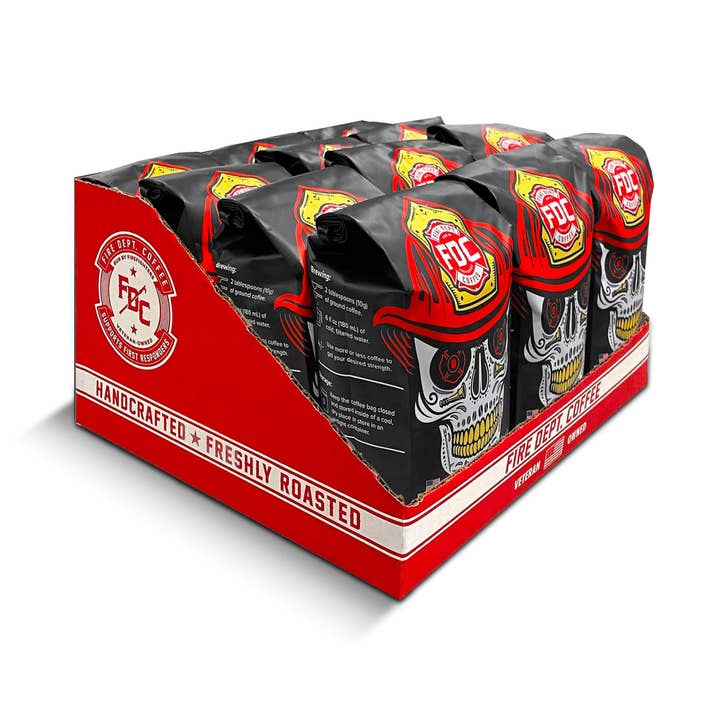 Fire Department Coffee, Inc. - Vente Café moulu - Café expresso Skull Crushing 12 oz3