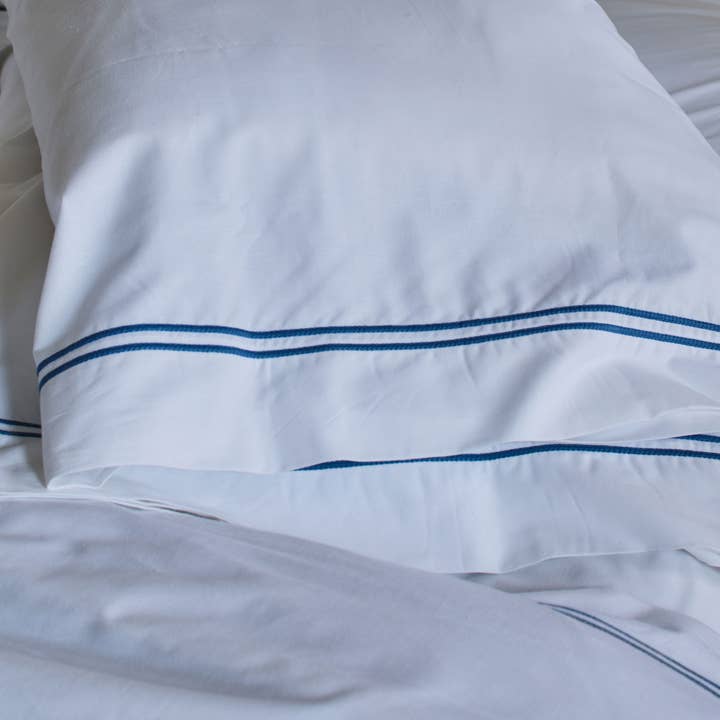 Red Land Cotton - Wholesale Sheet Set - Ella Embroidered Sheet Set9