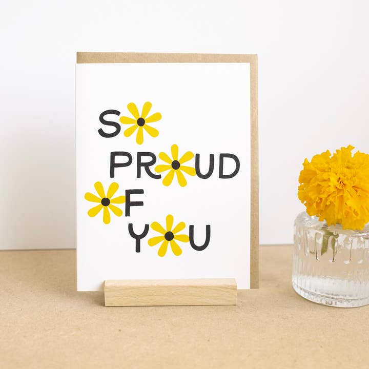 Worthwhile Paper – wholesale Congratulations card – So Proud of You Card1
