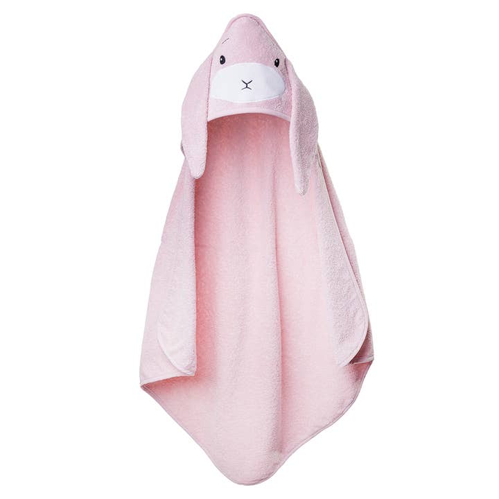 Serviette à capuche Bunny Effik Rose pour la vente par Effiki