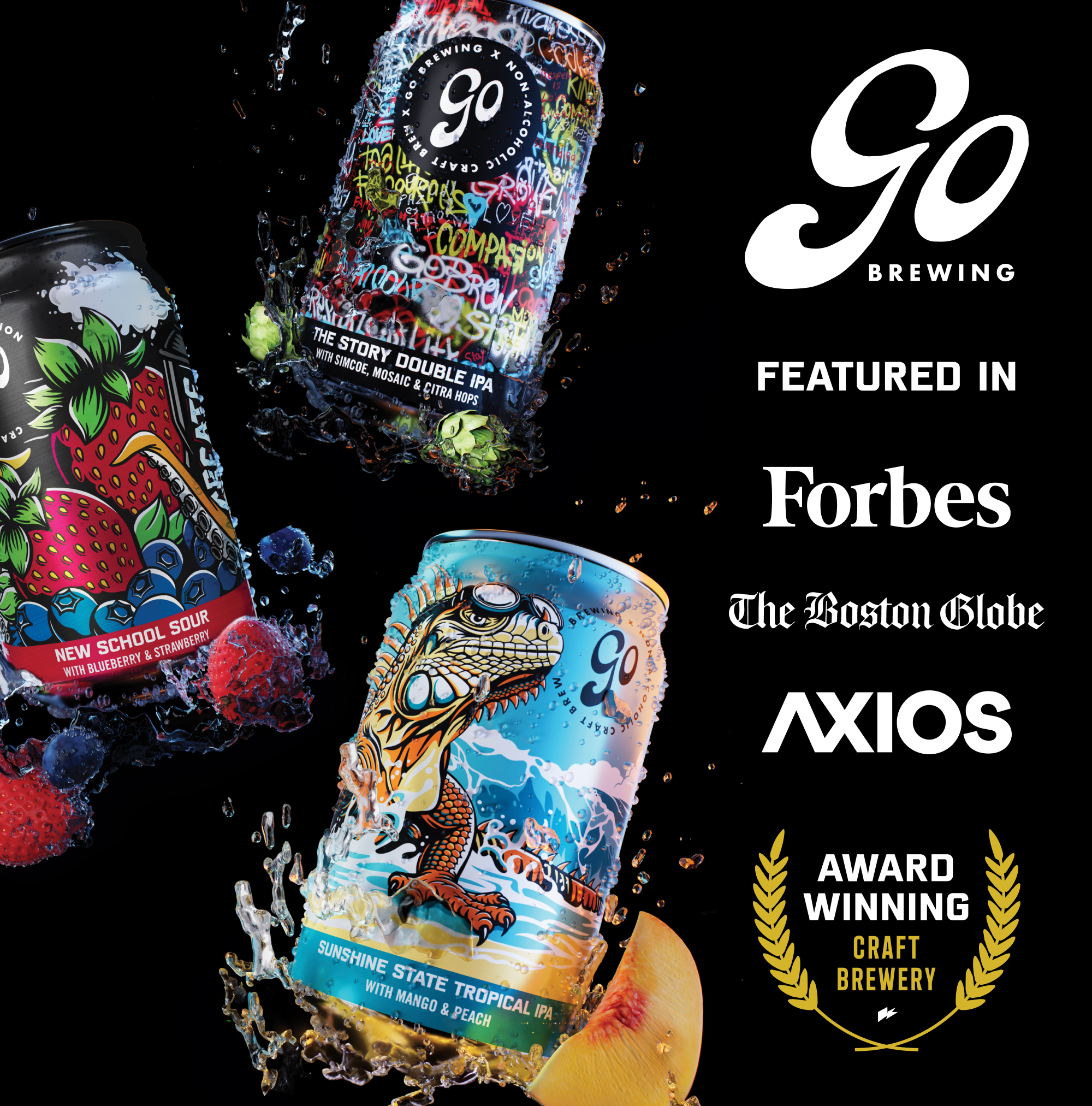 Go Brewing - Wholesale Non-Alcoholic Beer - Go Brewing New School Sour Berry -6 Pack -Non Alcoholic Beer5