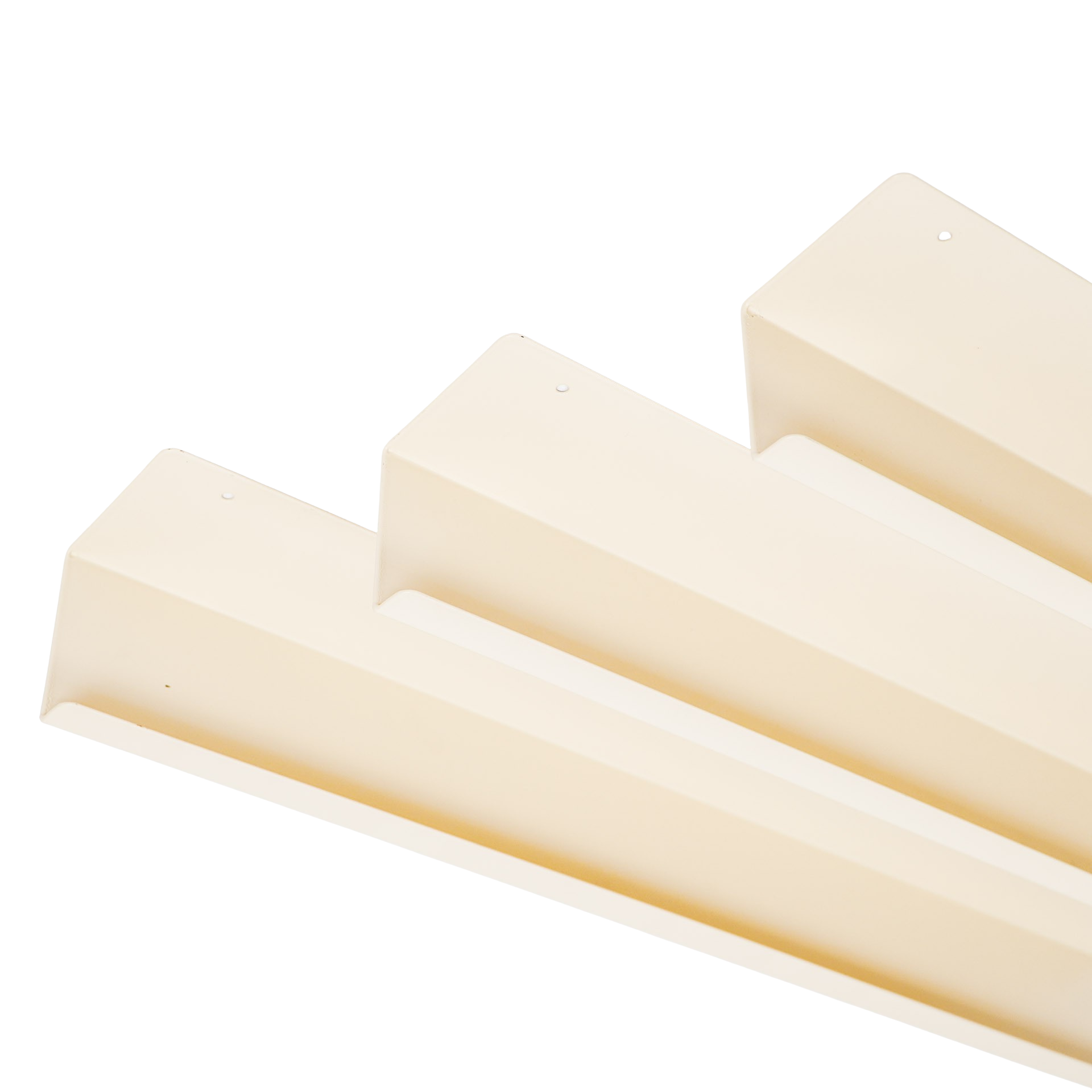 Housevitamin bv - Wholesale Wall Mounted Shelf - Wall Shelf - Metal - Beige - Set of 3 - 40/50/60cm1