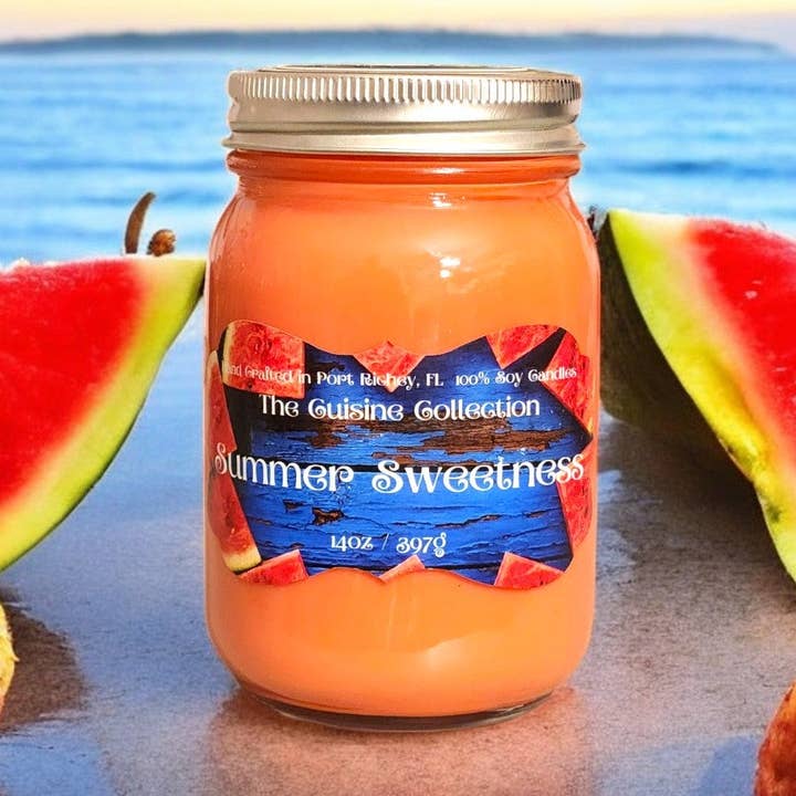 Summer Sweetness 14oz for wholesale by Shining Star Candle Company