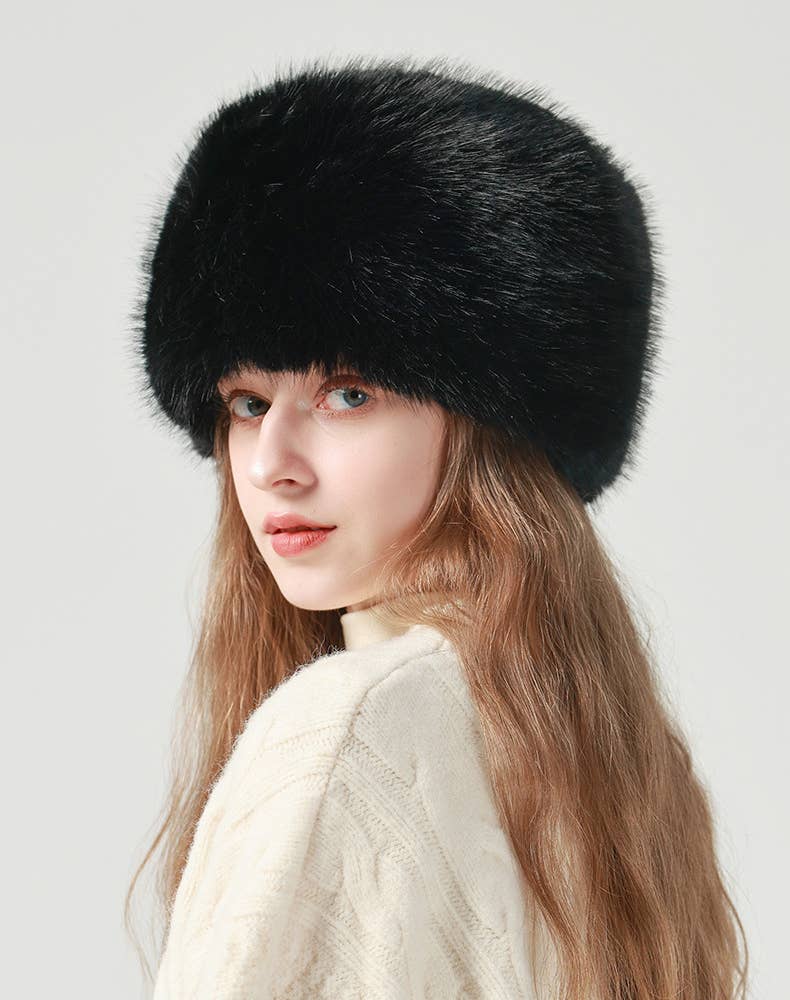 Crave by FW - Wholesale Bucket Hat - Women's - Fuzzy Furry Winter Faux Fur Hat Warm Fluffy Bucket Hat9