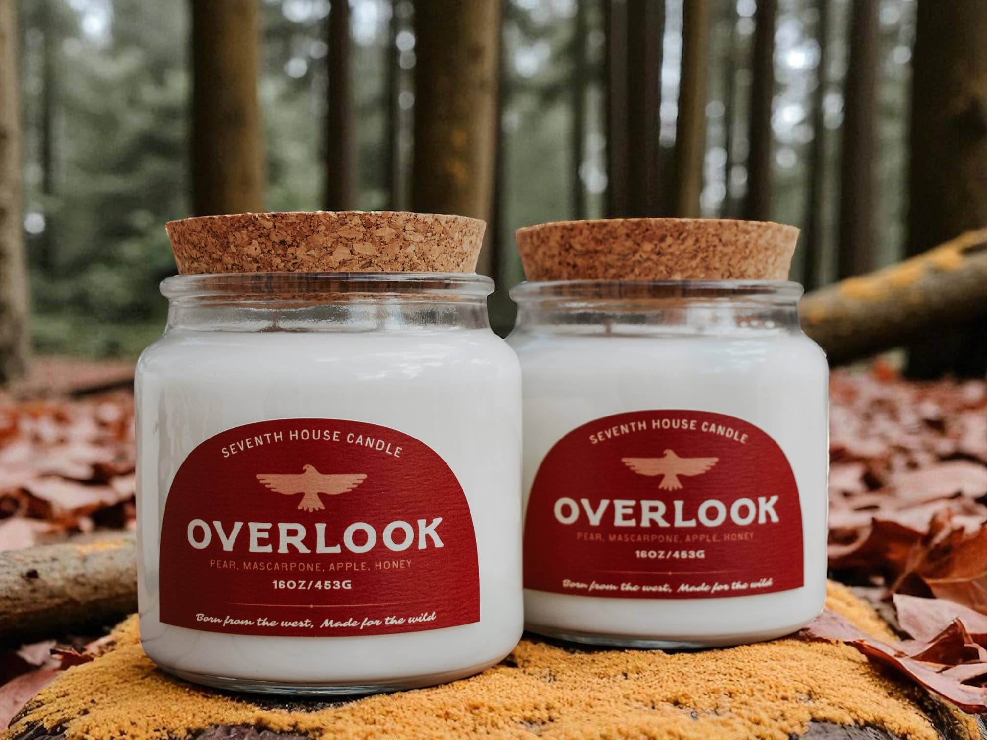 Seventh House Candle - Wholesale Jar/Filled Candle - OVERLOOK - Pear, Mascarpone & Honey Candle1