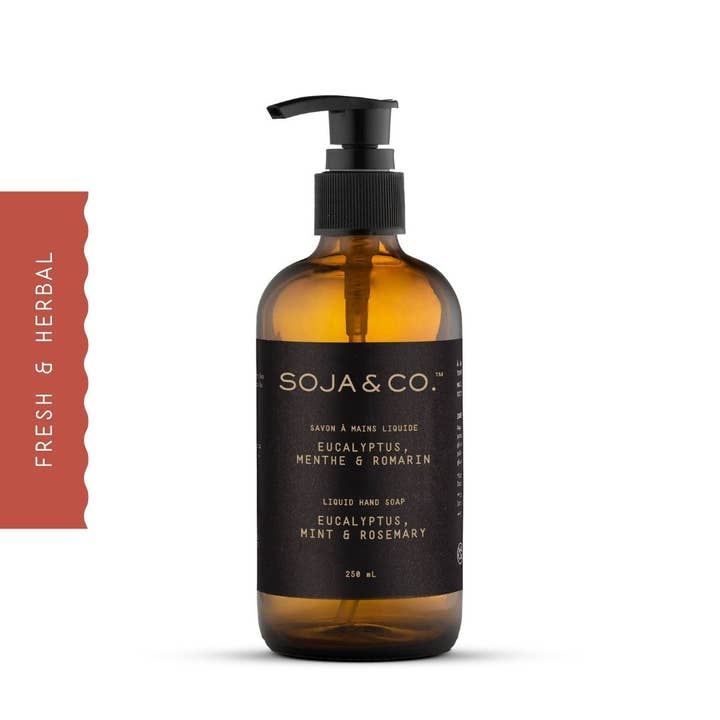 Flüssige Handseife | Eukalyptus, Minze & Rosmarin für den Großhandel von SOJA&CO.®