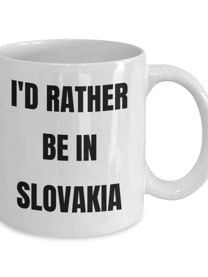 Slovakia Mug - I'd Rather be in Slovakia for wholesale by CustomHappy