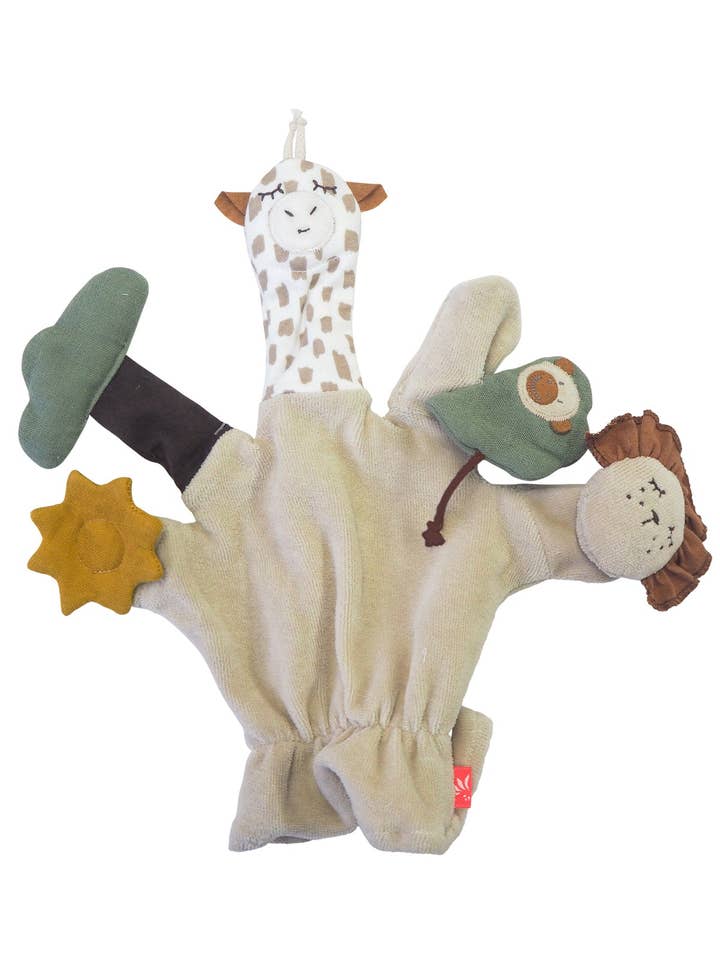 Giraffe Activity Glove for wholesale by Kikadu