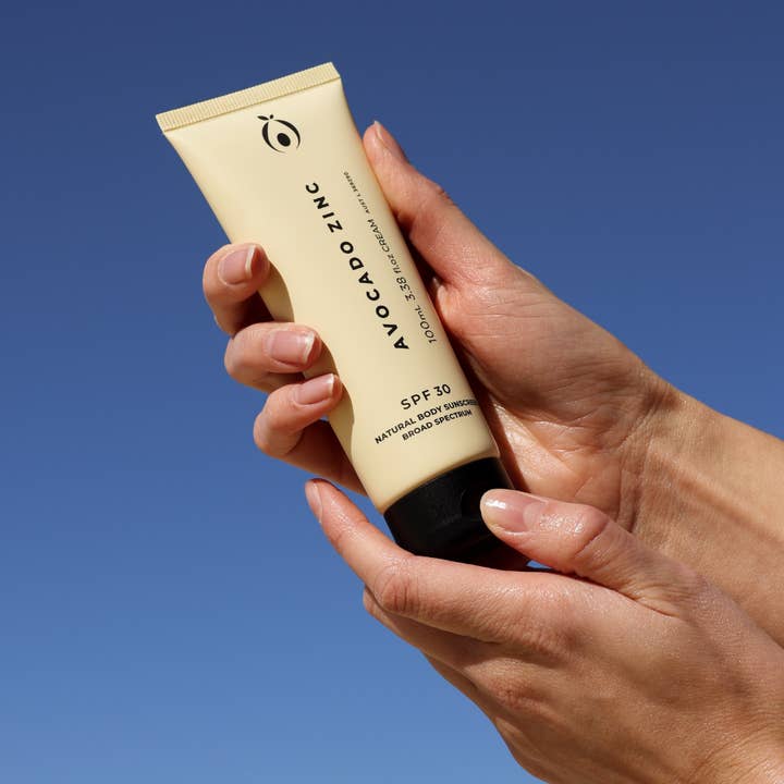 Avocado Zinc - Wholesale Sunscreen - SPF 30 Natural Body Sunscreen - 100 ml