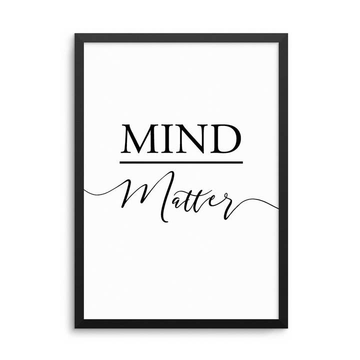 Impression "Mind Over Matter" pour la vente par D'LUXE PRINTS