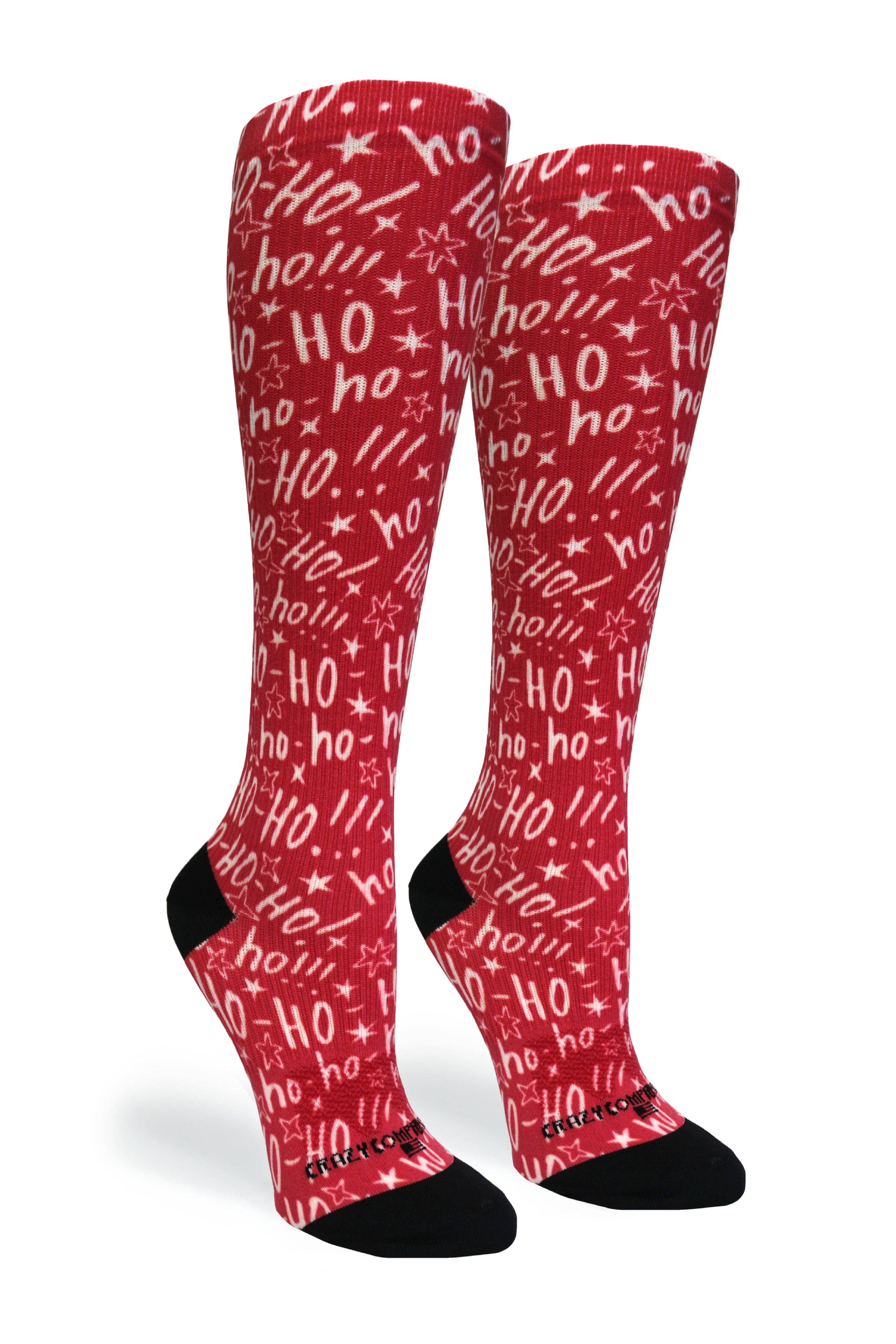Crazy Compression - Wholesale Socks - Unisex - 360 Ho Ho Ho! OTC Compression Socks (Standard & Extra Wide)2