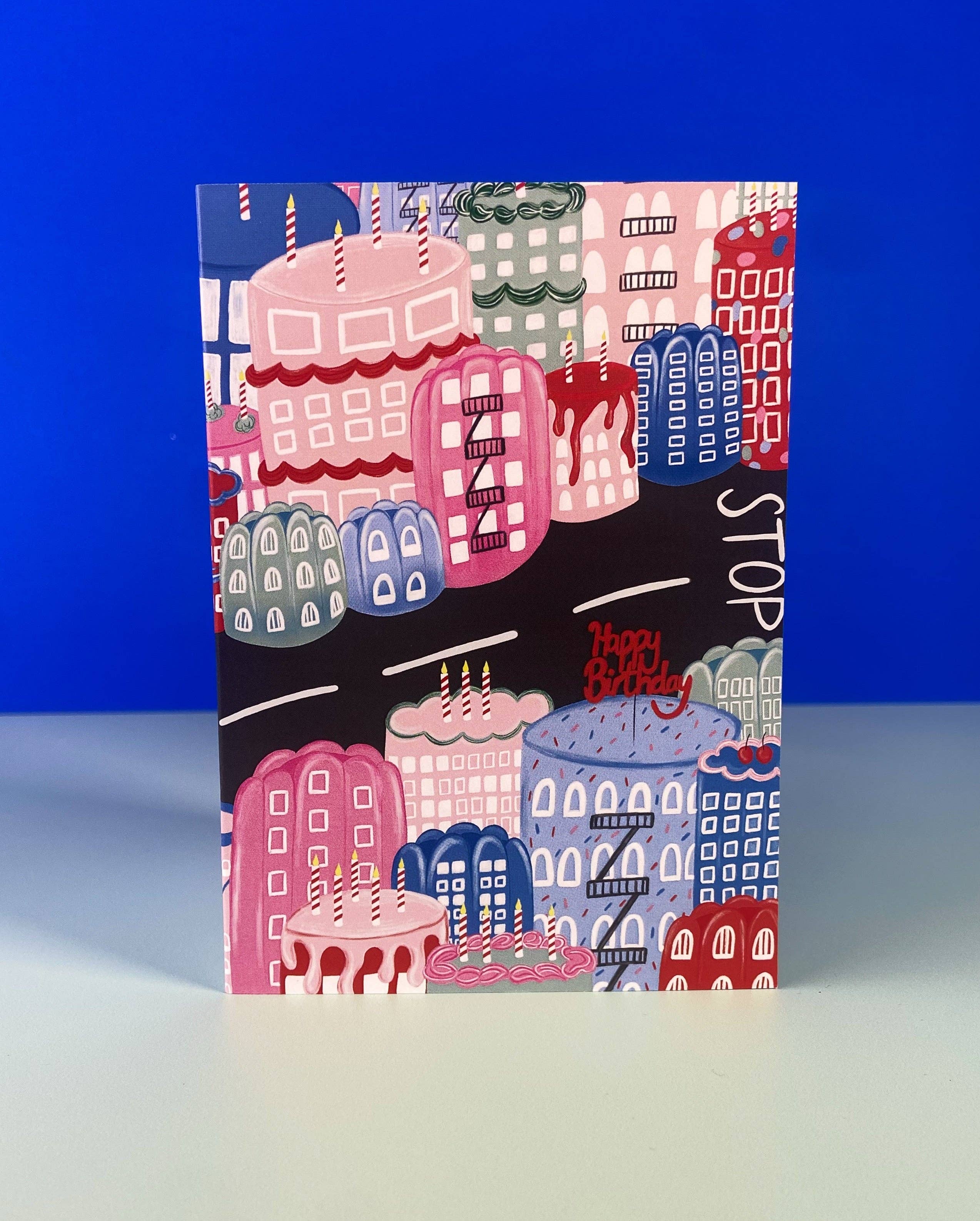 Milk Studio - Wholesale Birthday Card - Birthday Town Card0