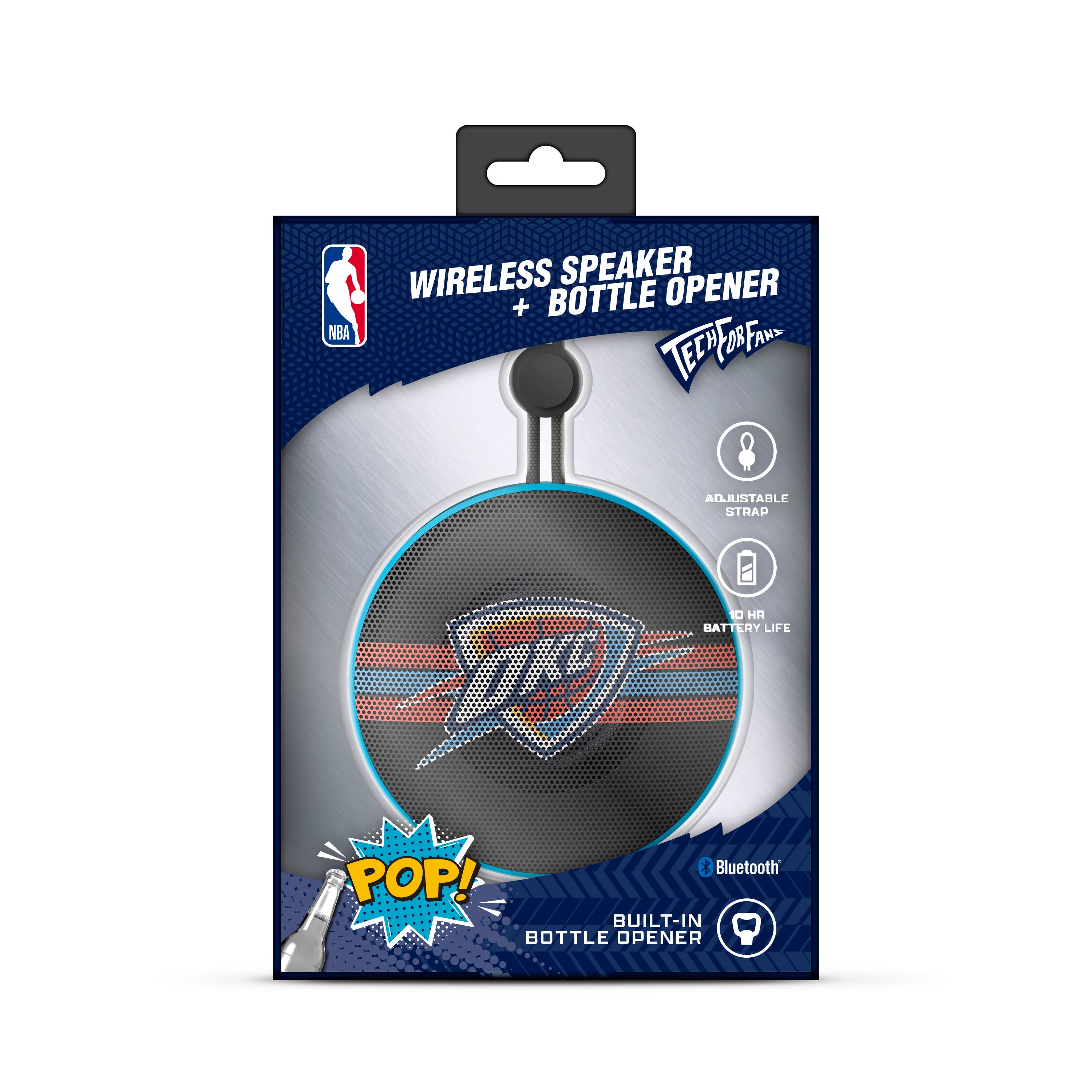 Prime Brands Group - Wholesale Speakers - NBA Oklahoma City Thunder Wireless Bottle Opener Speaker1