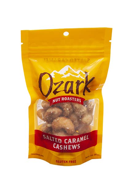 Ozark Nut Roasters - Wholesale Nuts - Gold - Salted Caramel Cashews