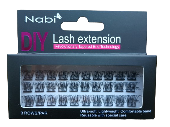 Nabi Cosmetic - Vendita all'ingrosso Ciglia finte - FMD-05A 12 stili Set di Estensioni Ciglia Fai-da-te 6DZ Set A6