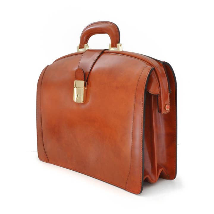 Pratesi - Wholesale Briefcase - Unisex - Pratesi Brunelleschi Medium Briefcase In Cow Leather