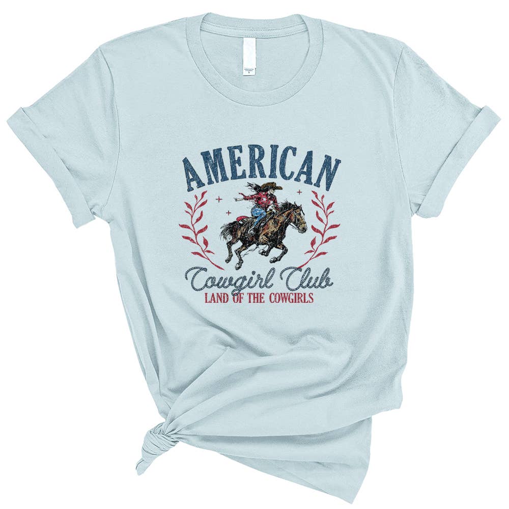 Untamed Country - Wholesale T-Shirt (Graphic) - Women's - American Cowgirl Club Graphic Shirt2