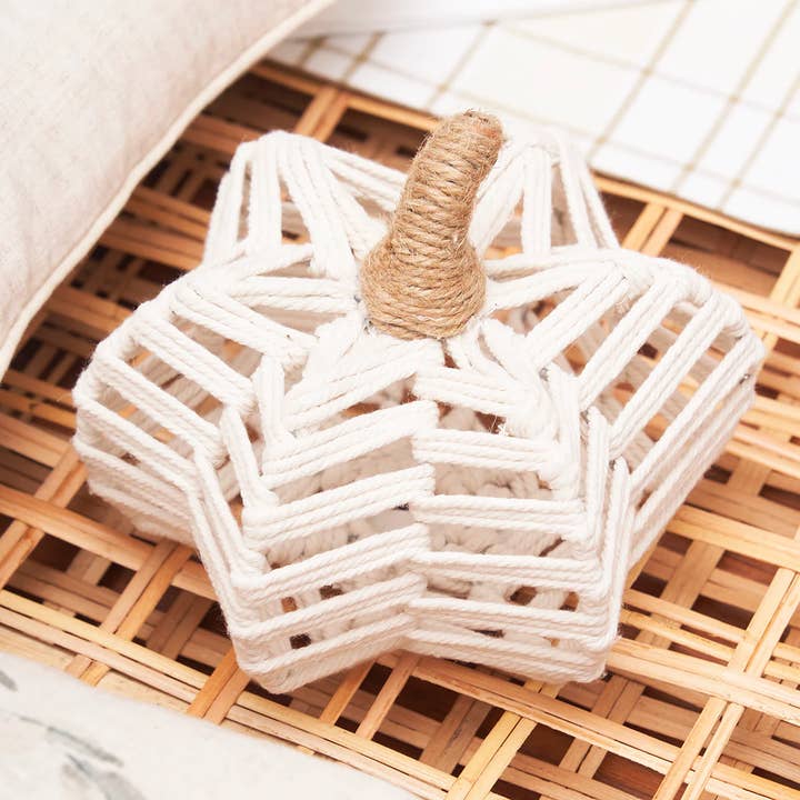 C&F Home - Wholesale Decorative Figurine - Fall/Harvest Medium Jute Woven Pumpkin Decorative Figurine1