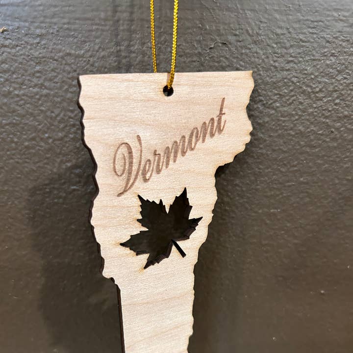 Better Wheel Workshop - Wholesale Dangle Earrings - Vermont Maple Ornament1