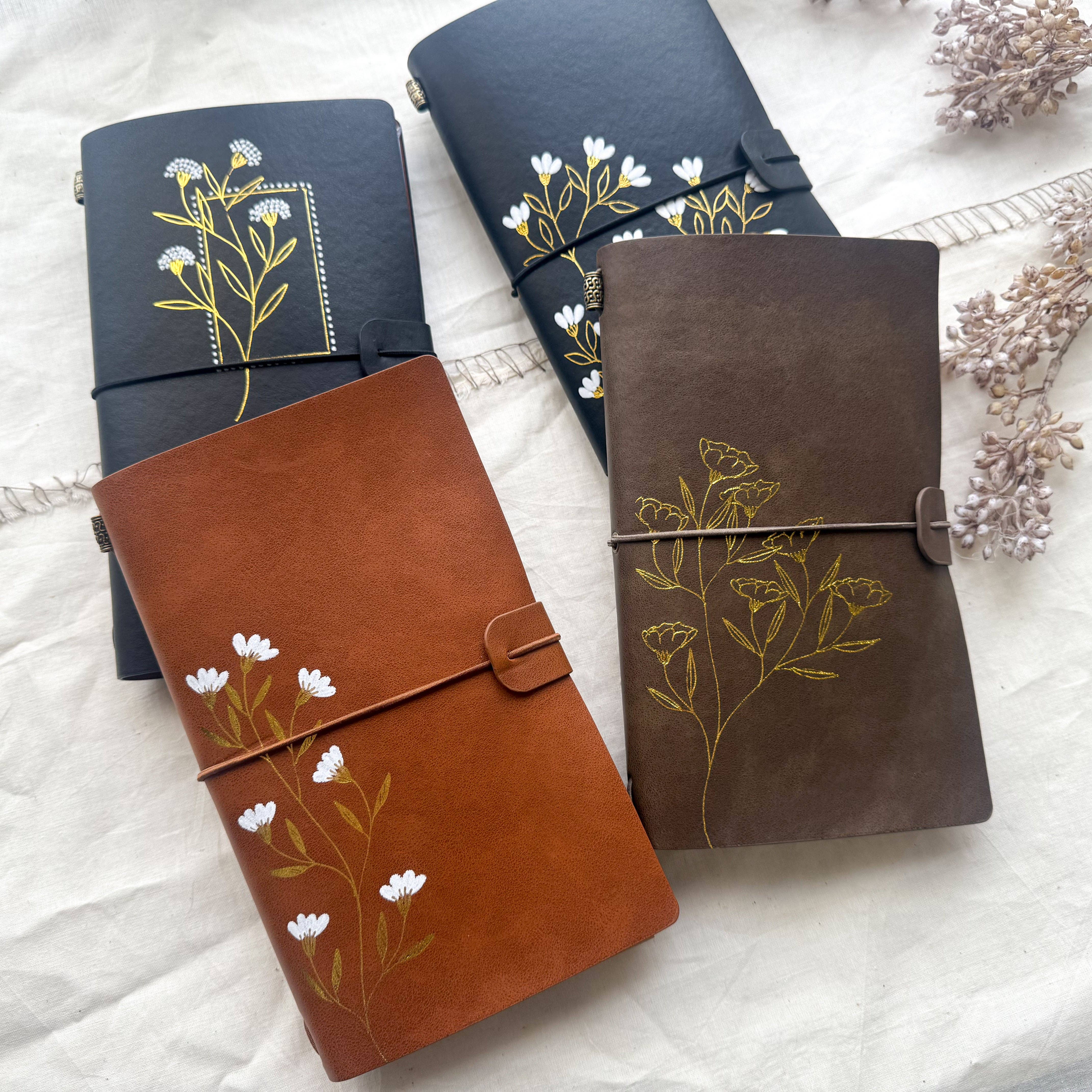A House of Books - Wholesale Journal/Diary - Travel Journal- Floral5