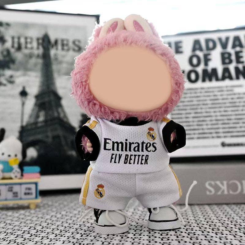 Little Trendy - Wholesale Doll Clothing - Kids - Handmade football soccer jersey for 17cm dolls sport set5