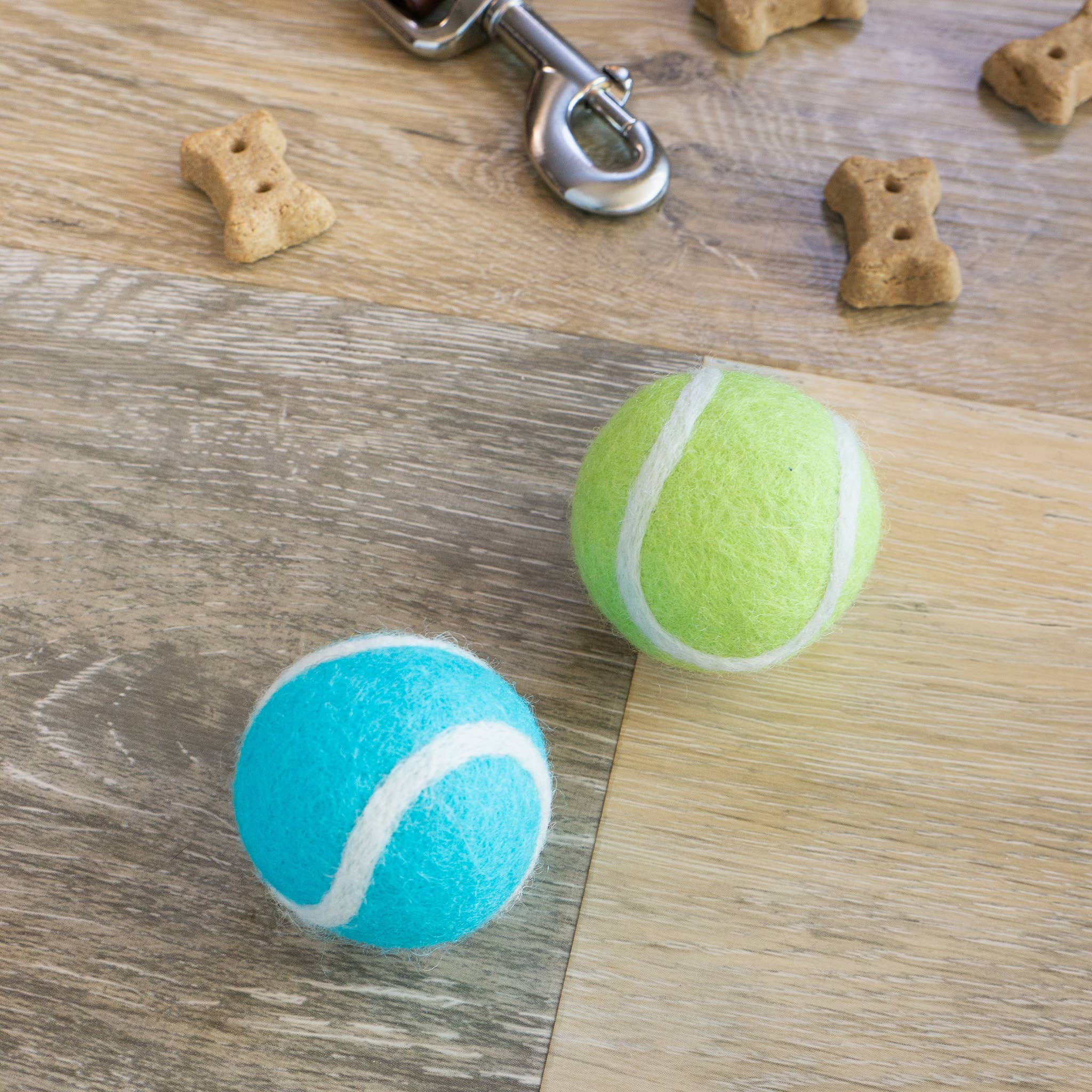 Friendsheep – wholesale Pet fetch ball – Dog – Pet Toy Tennis Wool Ball - Set of 2 - Dog Cat - TEAL & GREEN6