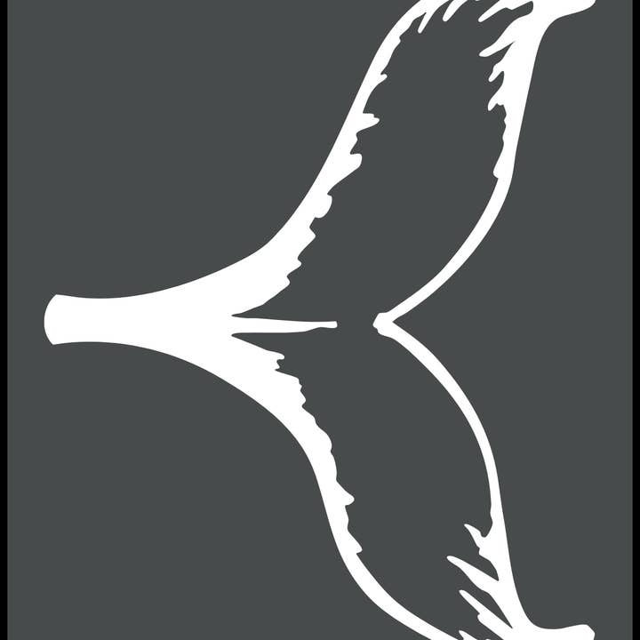 Will and Wind – wholesale Sports towel – Charcoal Whale Tail Gym Towel