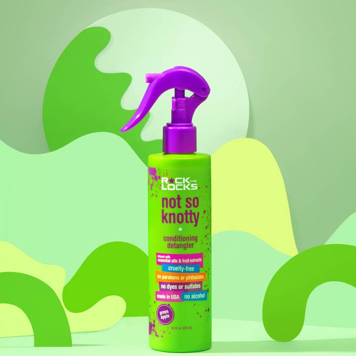 Rock the Locks - Wholesale Hair Leave-In Conditioner - Green Apple Conditioning Detangler4