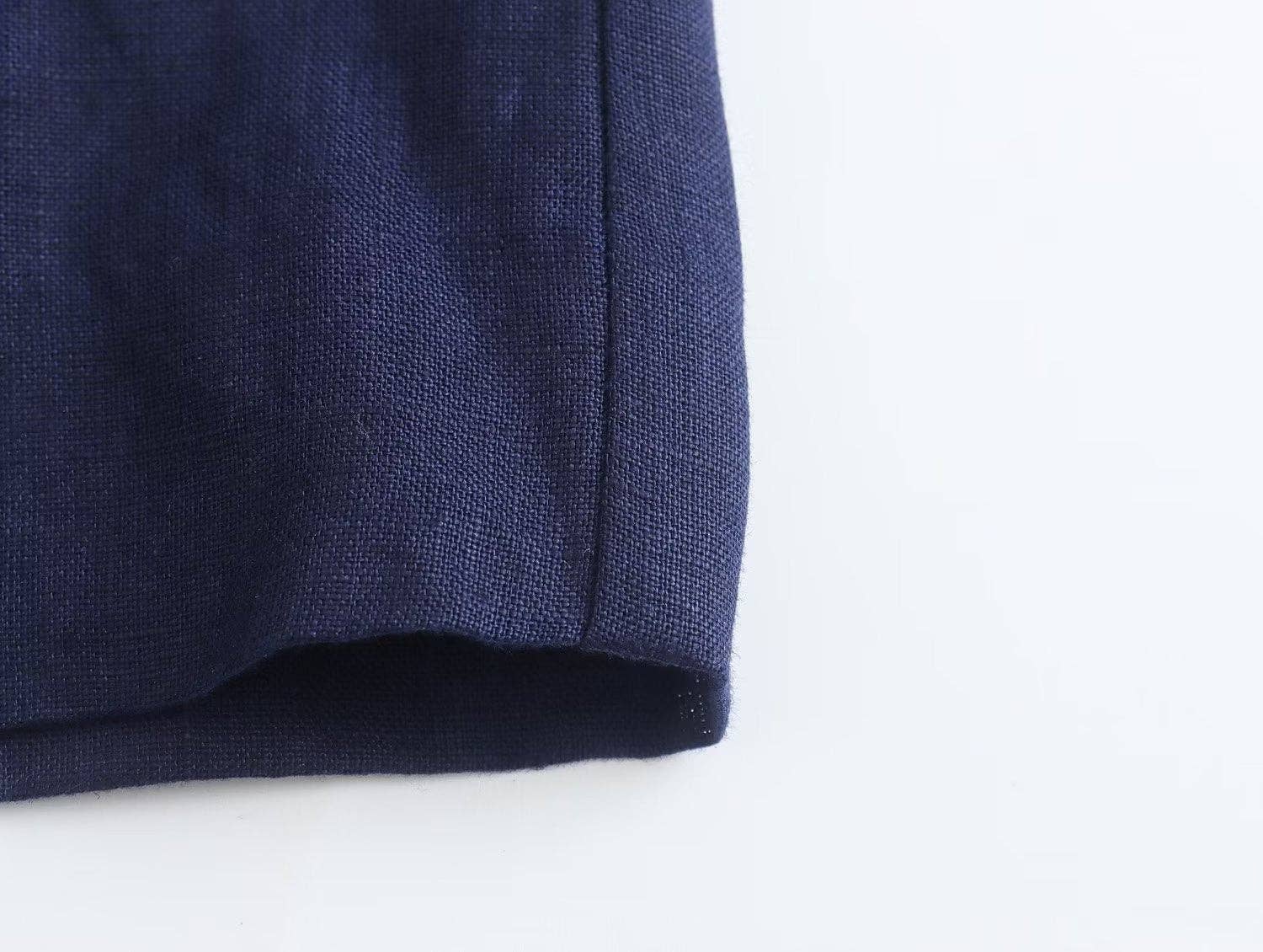 Marayn - Wholesale Suit Set - Women's - Linen Suit Set Blazer Vest and Trousers  Chic Export29