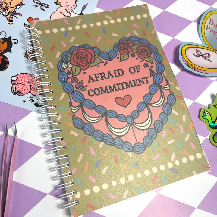 Beeftopia - Wholesale Notebook - Afraid of Commitment Reusable Sticker Book2